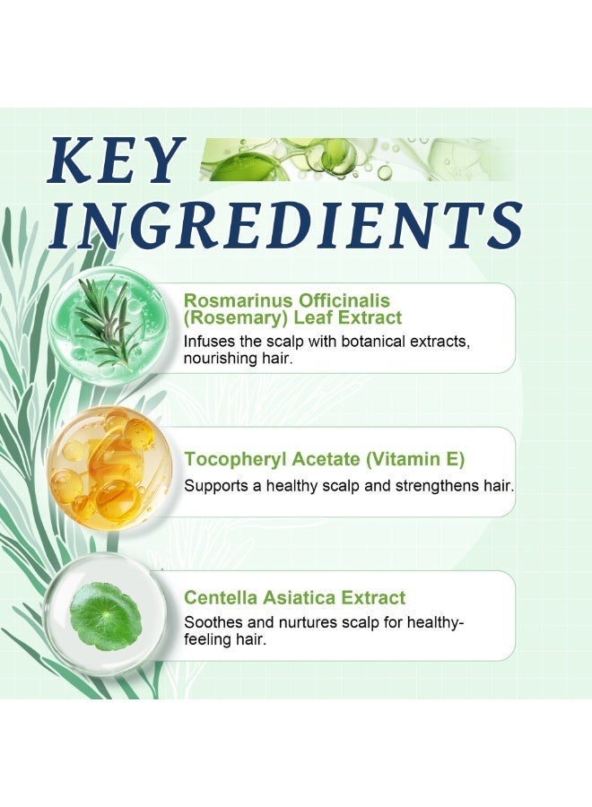 jalan Rosemary Hair Growth Roll-On Essence 25ml Anti-Hair Loss, Stimulates Hair Follicles, Thickens and Strengthens Hair Suitable for All Hair Types - Image 2